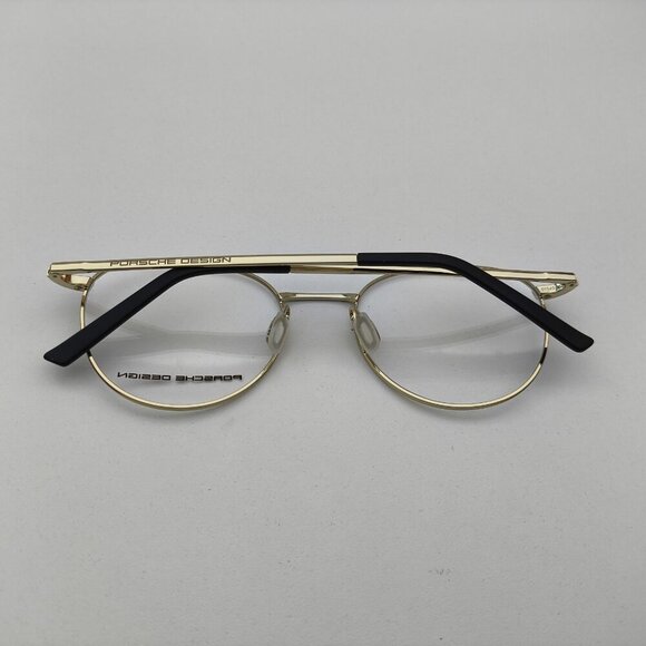 🕶️Made in Italy! Porsche Design P8759 Pale Gold Eyeglasses 51/19 140 /EUM155🕶️ - Picture 6 of 11